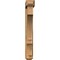 Ekena Millwork Balboa Craftsman Rough Sawn Bracket w/ Offset Brace, Western Red Cedar, 6"W x 32"D x 44"H BKT0604X32X44BOA04RWR - alternate 3